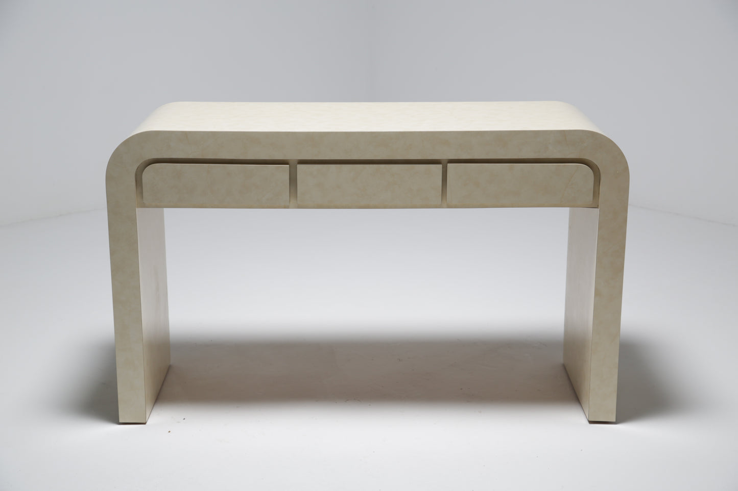 Formica waterfall console table