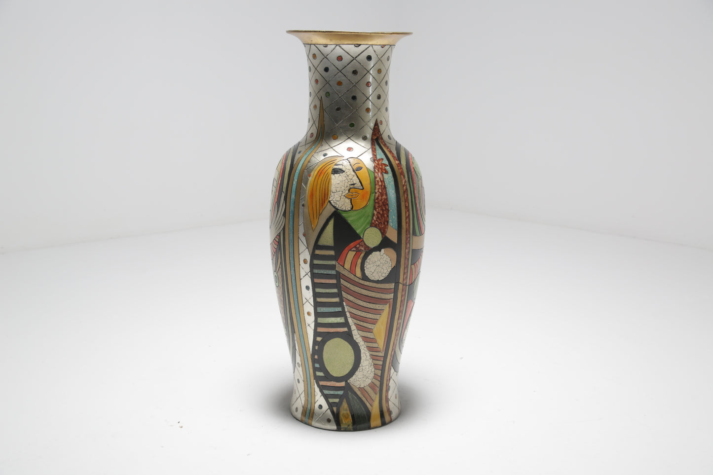 Massive Picasso style vase