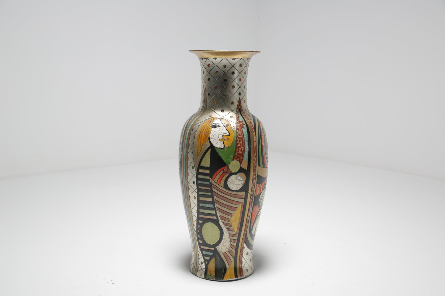 Massive Picasso style vase