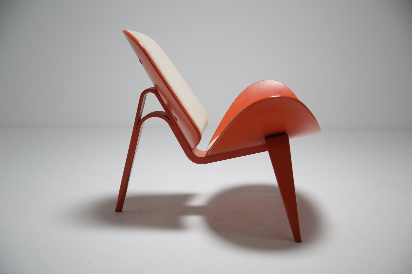 Orange Hans Wegner CH07 chair