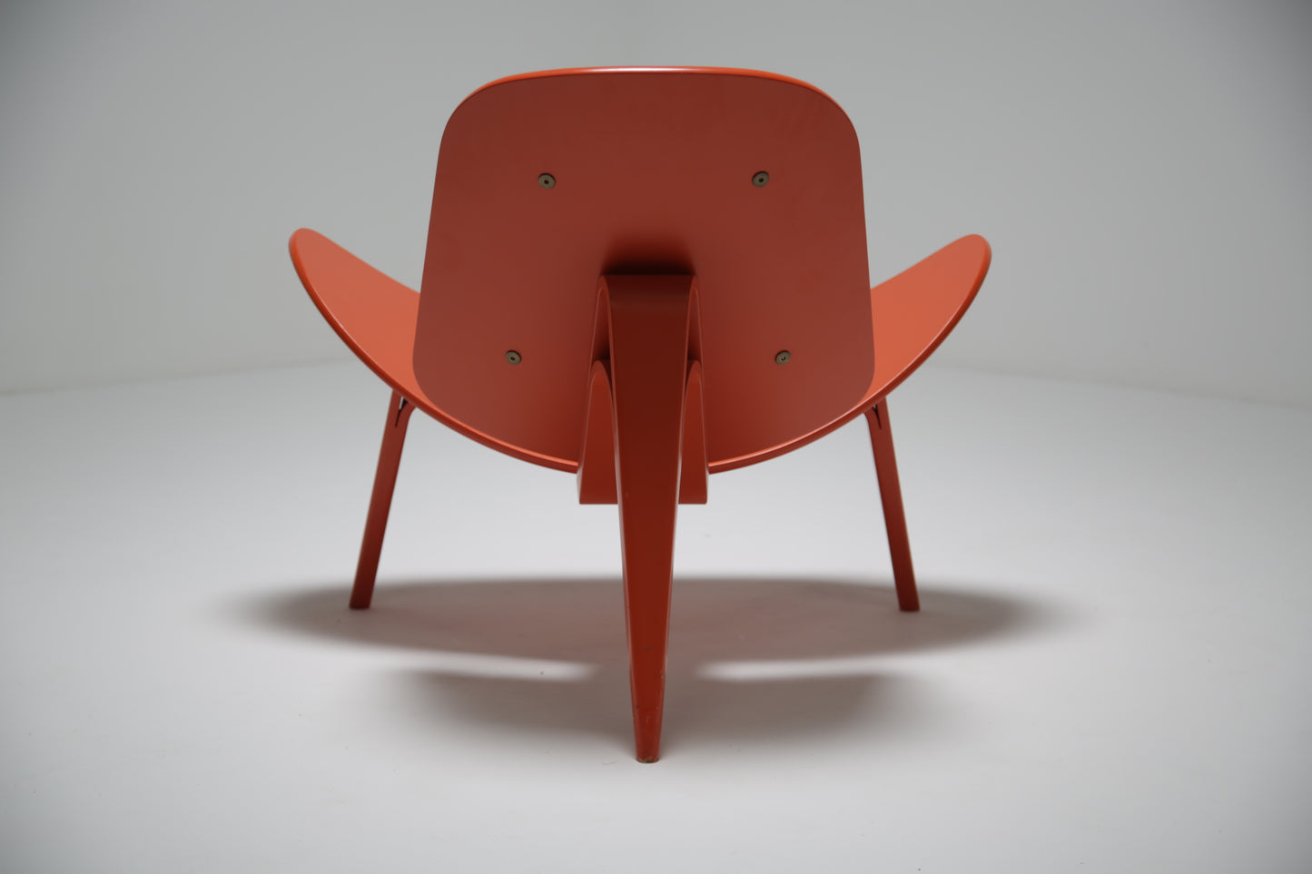 Orange Hans Wegner CH07 chair