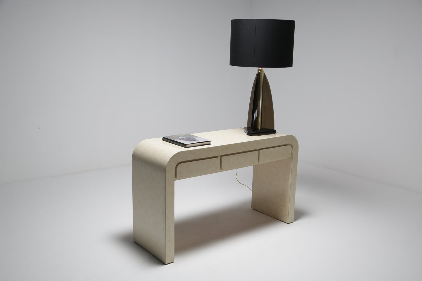 Formica waterfall console table