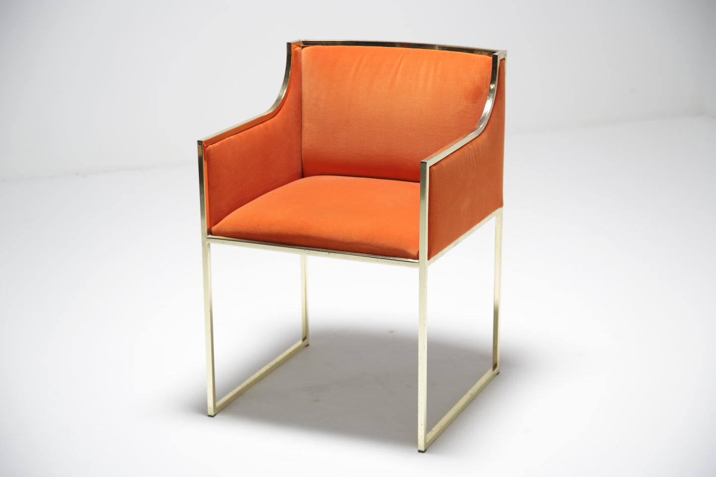 Brass chair by Renato Zevi