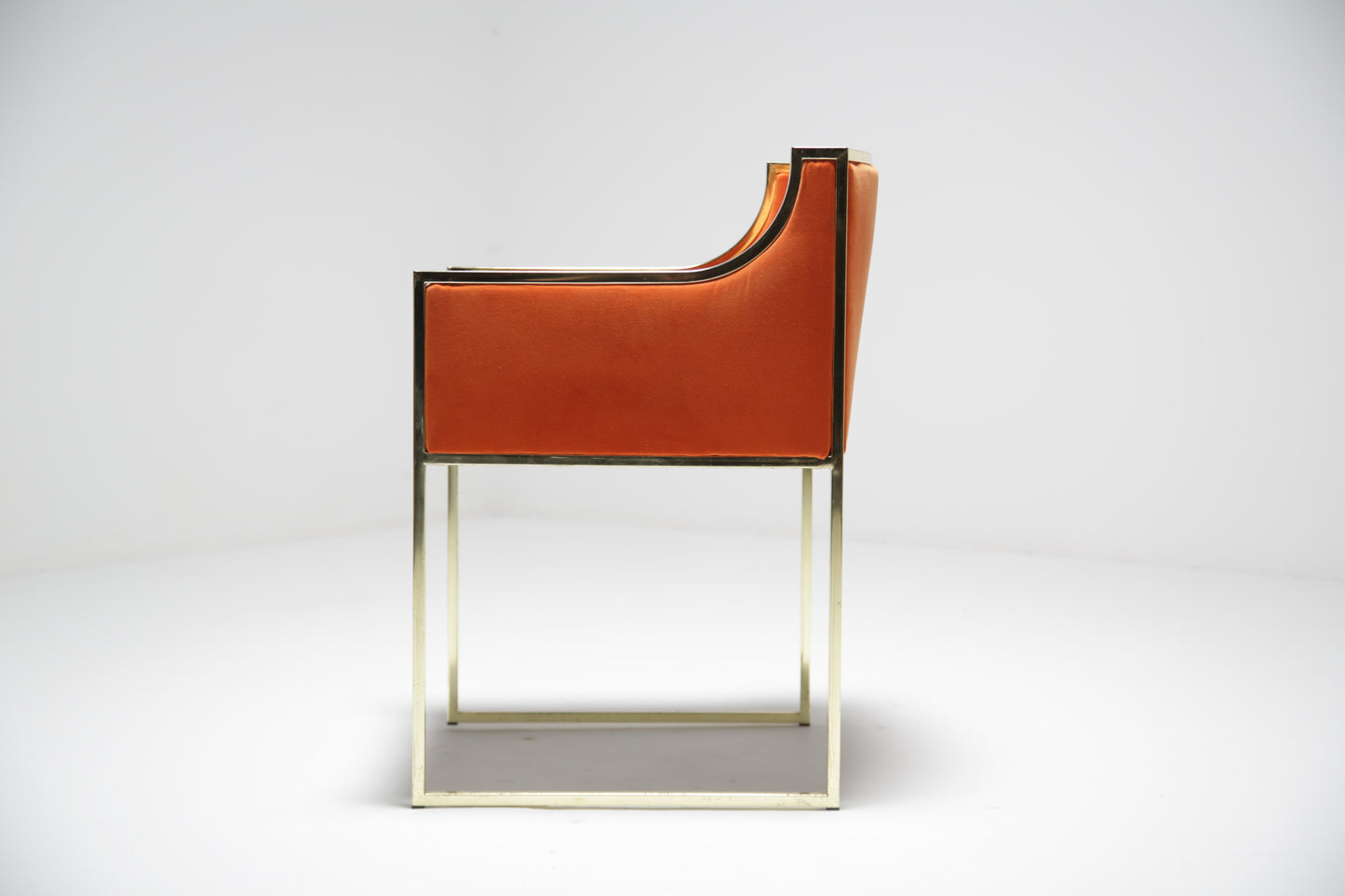 Brass chair by Renato Zevi