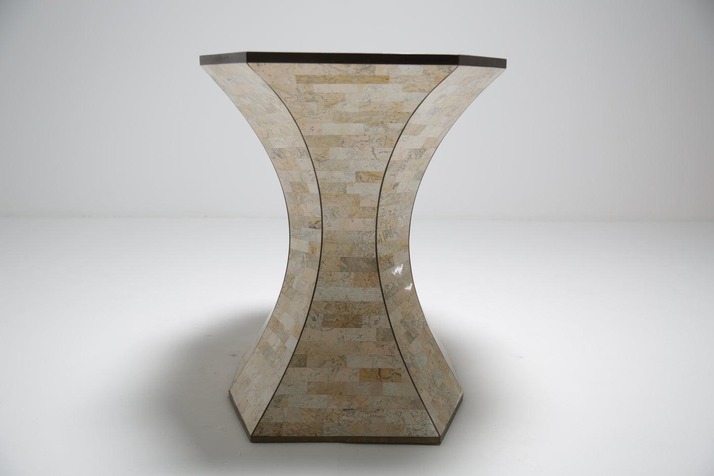 Maitland Smith stone console table or Centre table.