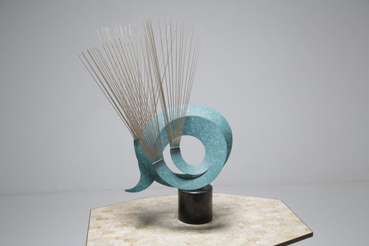 Kinetic sculpture by Curtis Jere for Artisan House.